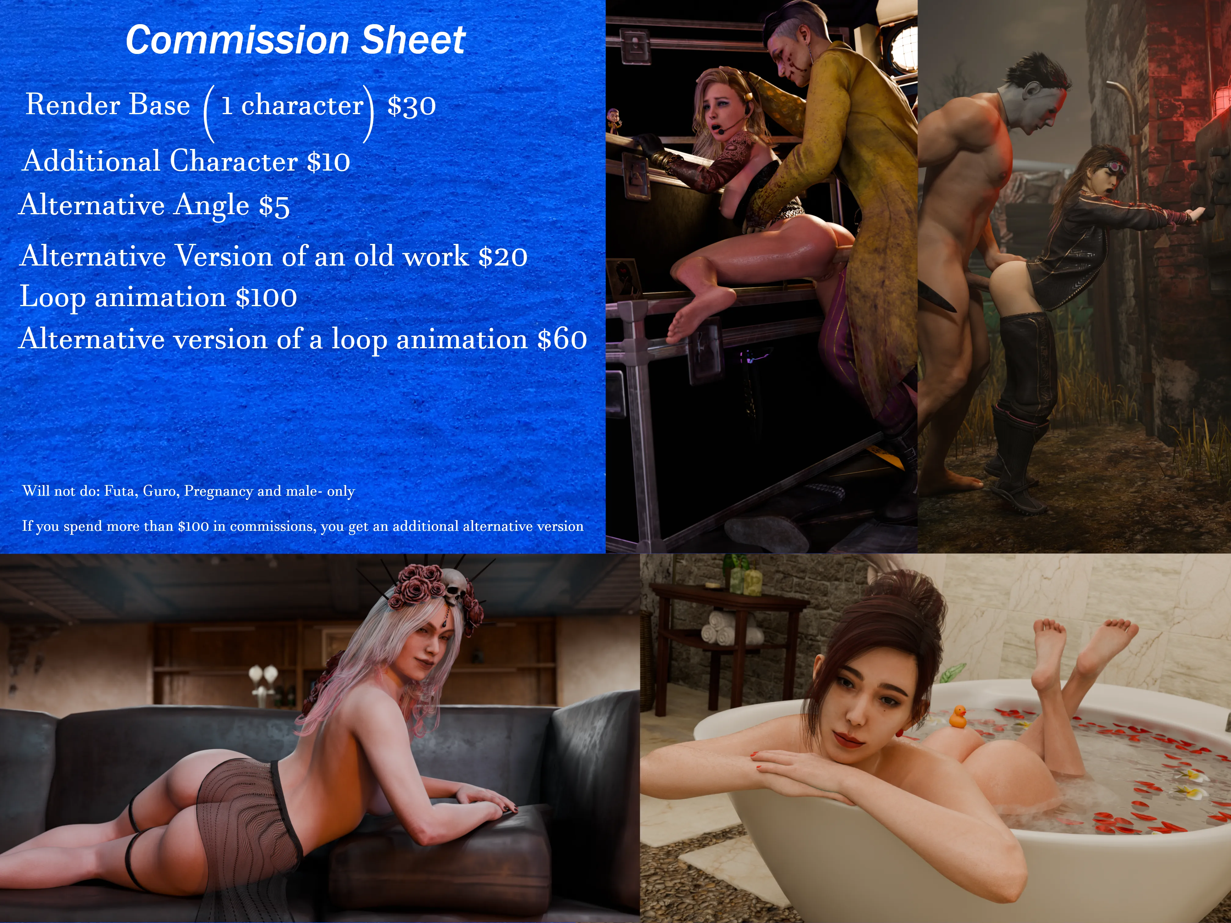 New commission sheet