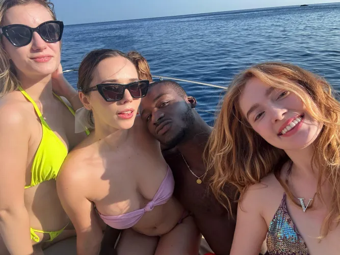 this guy is in heaven