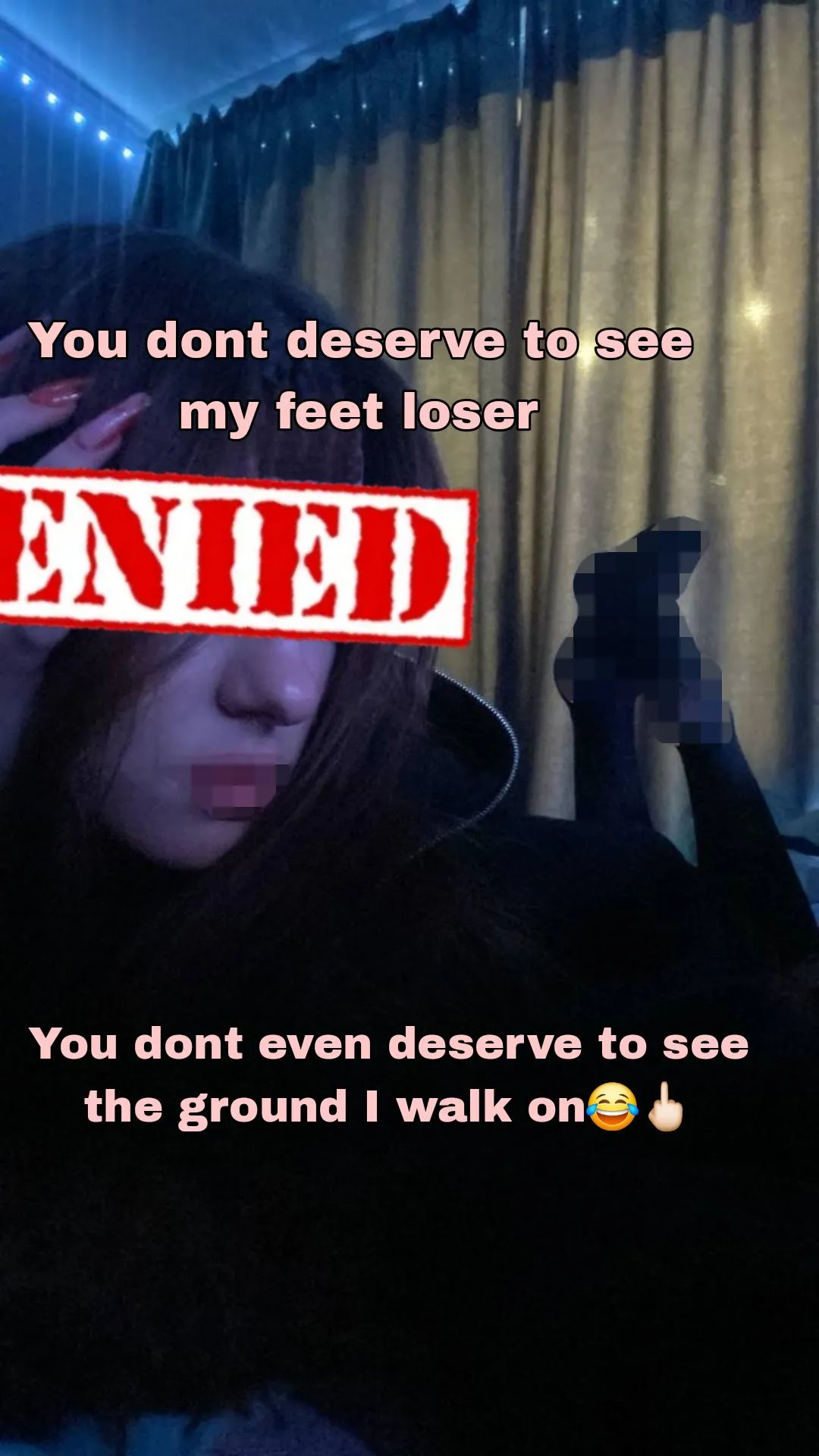 You are so inferior to me loser, thats why I deserve all of your money and you deserve all of my humiliatiom