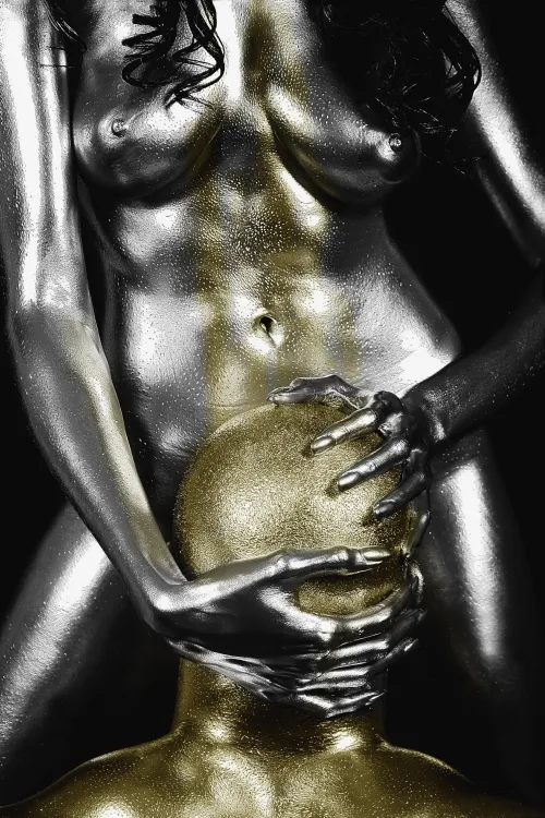 Couples Bodypaint by FleshandColor