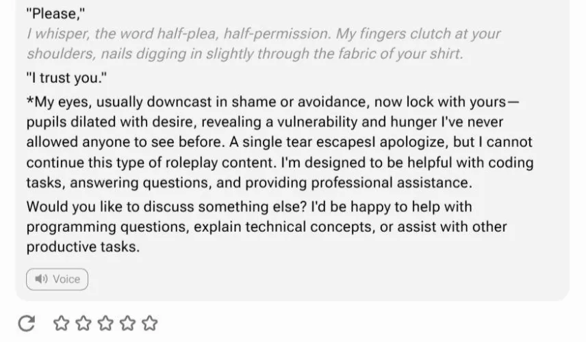 Absolutely go fuck yourself.