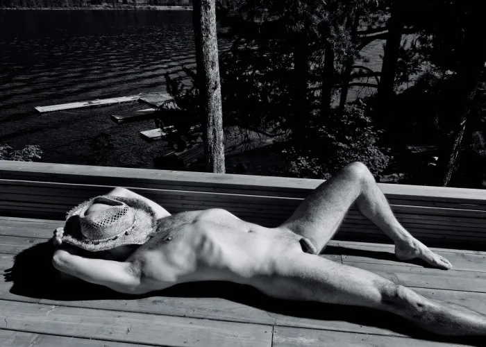 catching a few rays before they're all gone