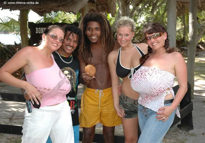 Do you think Milena got a taste of chocolate during her trip in the Caribbean?