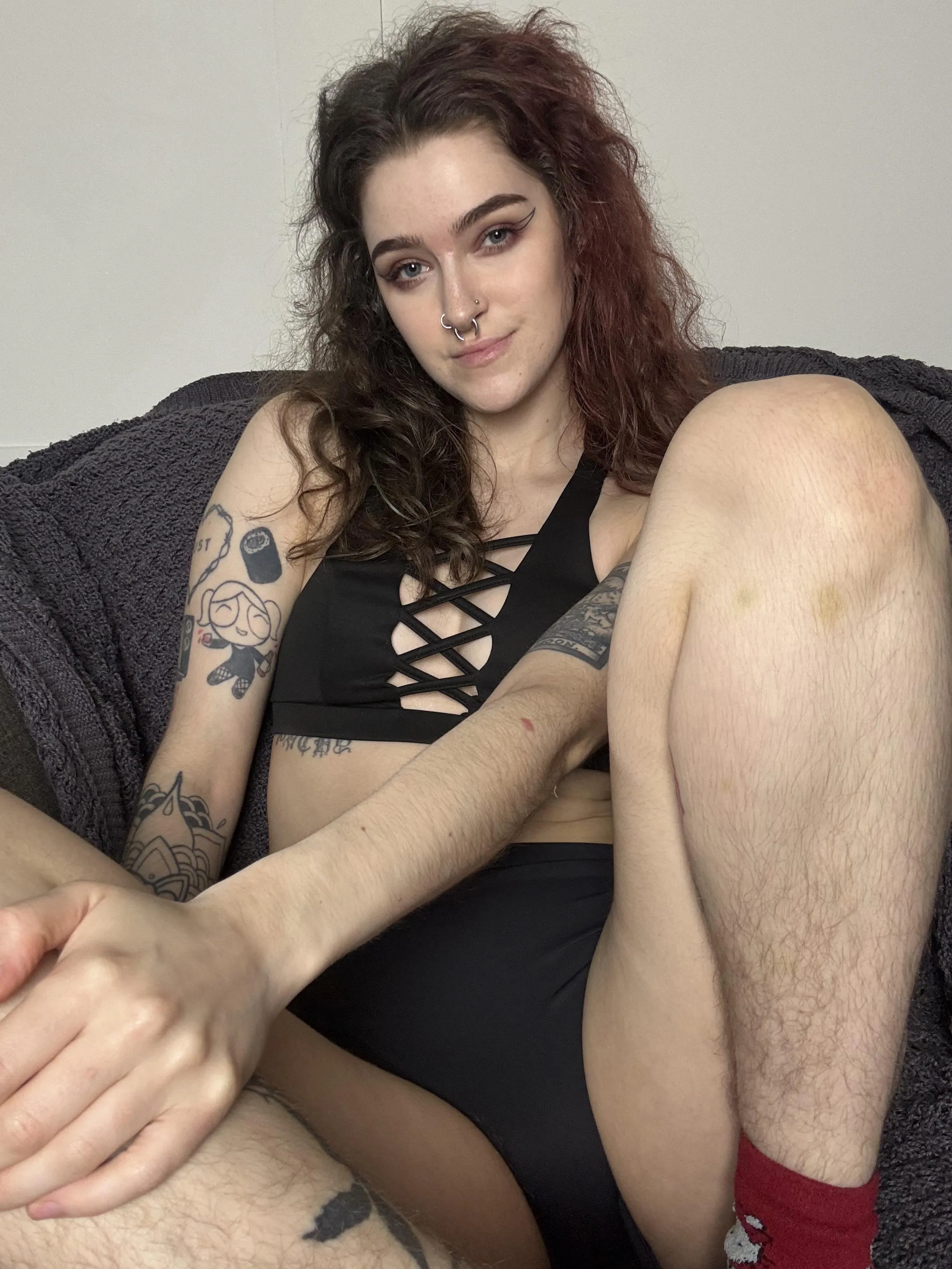 Hairy [arms] and hairy legs