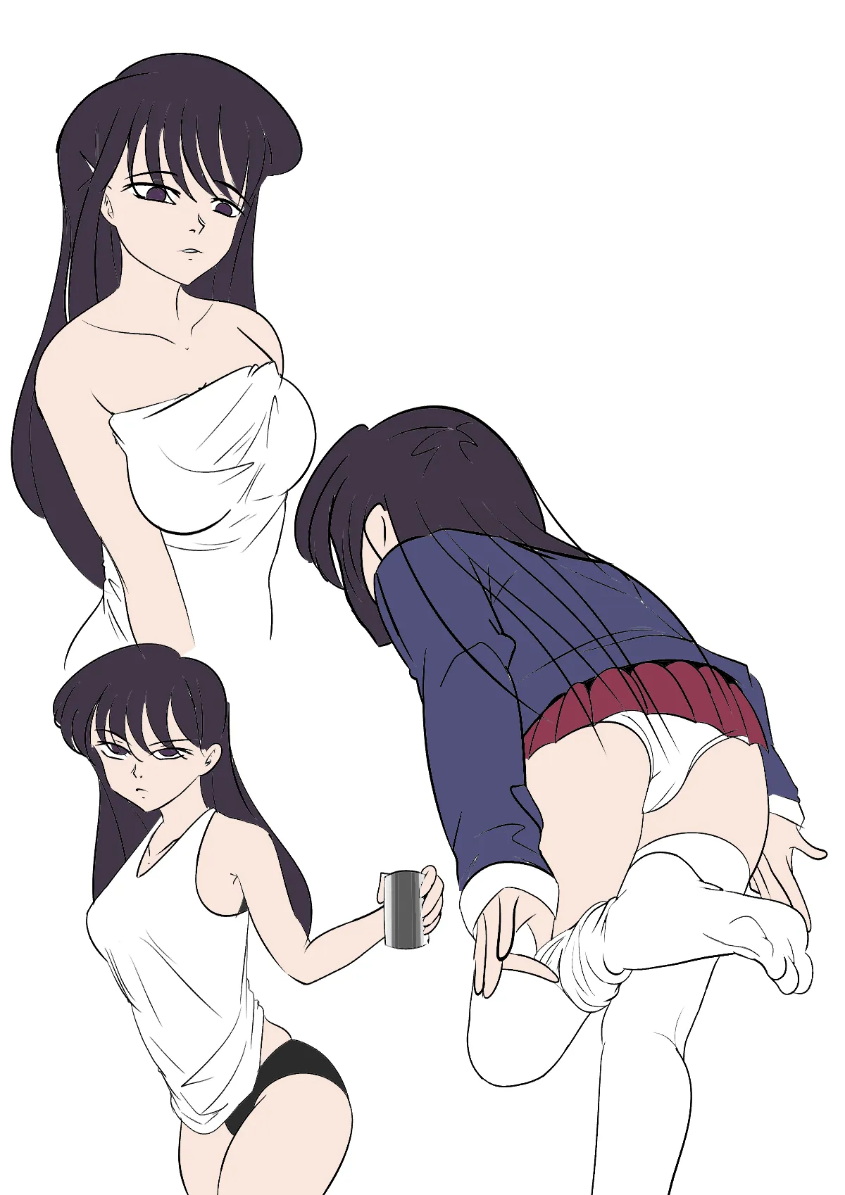 I drew lewd komi (GlitchArt)