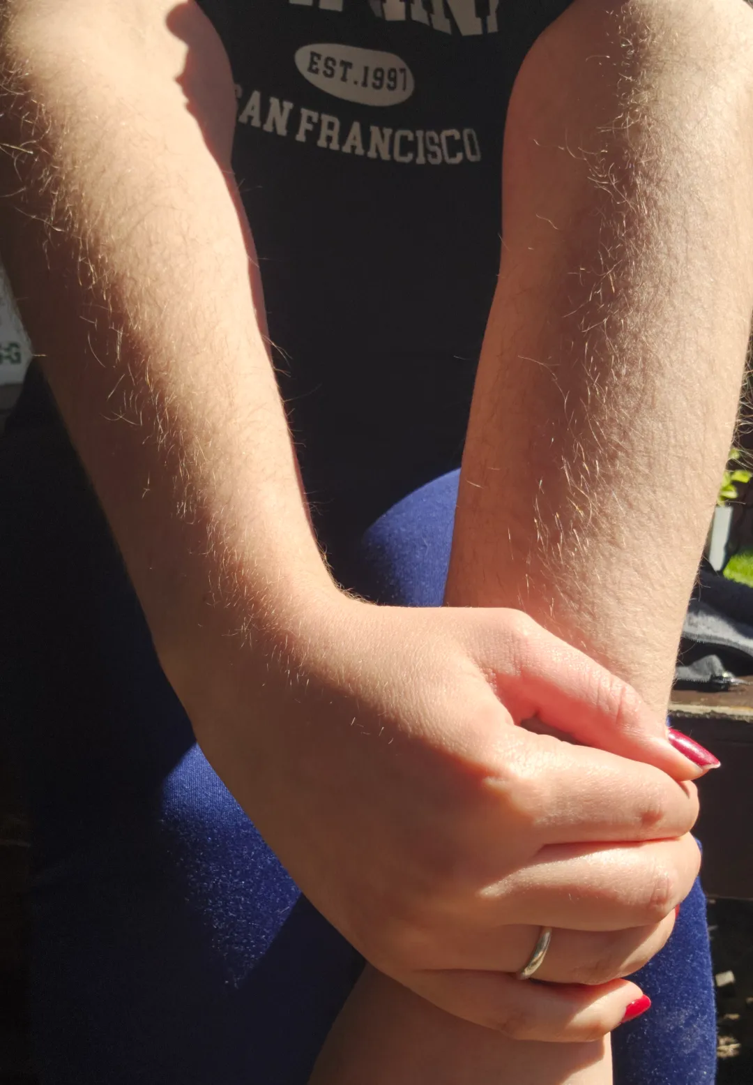 I love how they look in the sun My [arms]