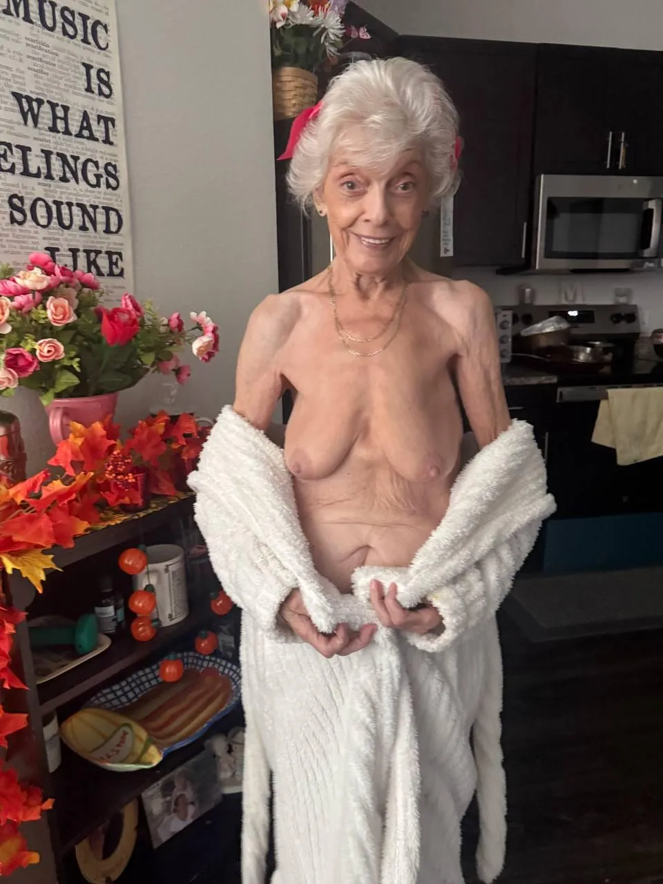 If I told you these were 85yo tits... would you still jerk it...