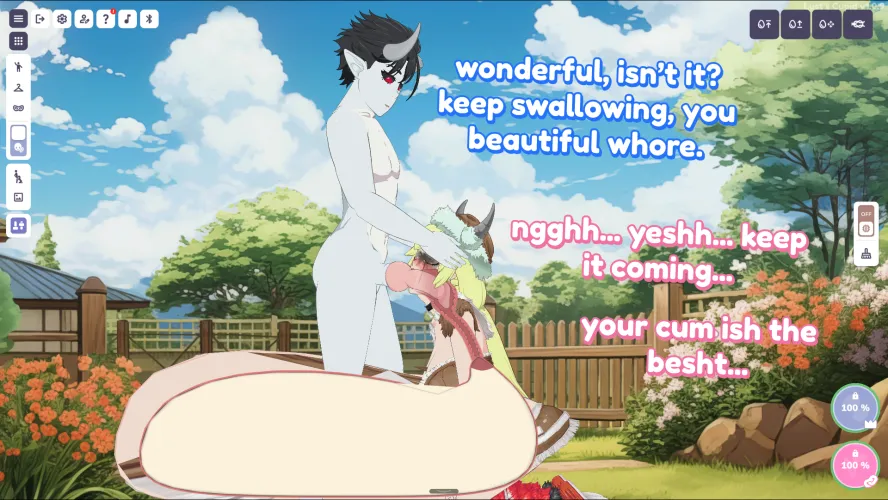 [M/F] My boyfriend looks like a scary demon but his cum tastes like blueberries (Lust Cupid)