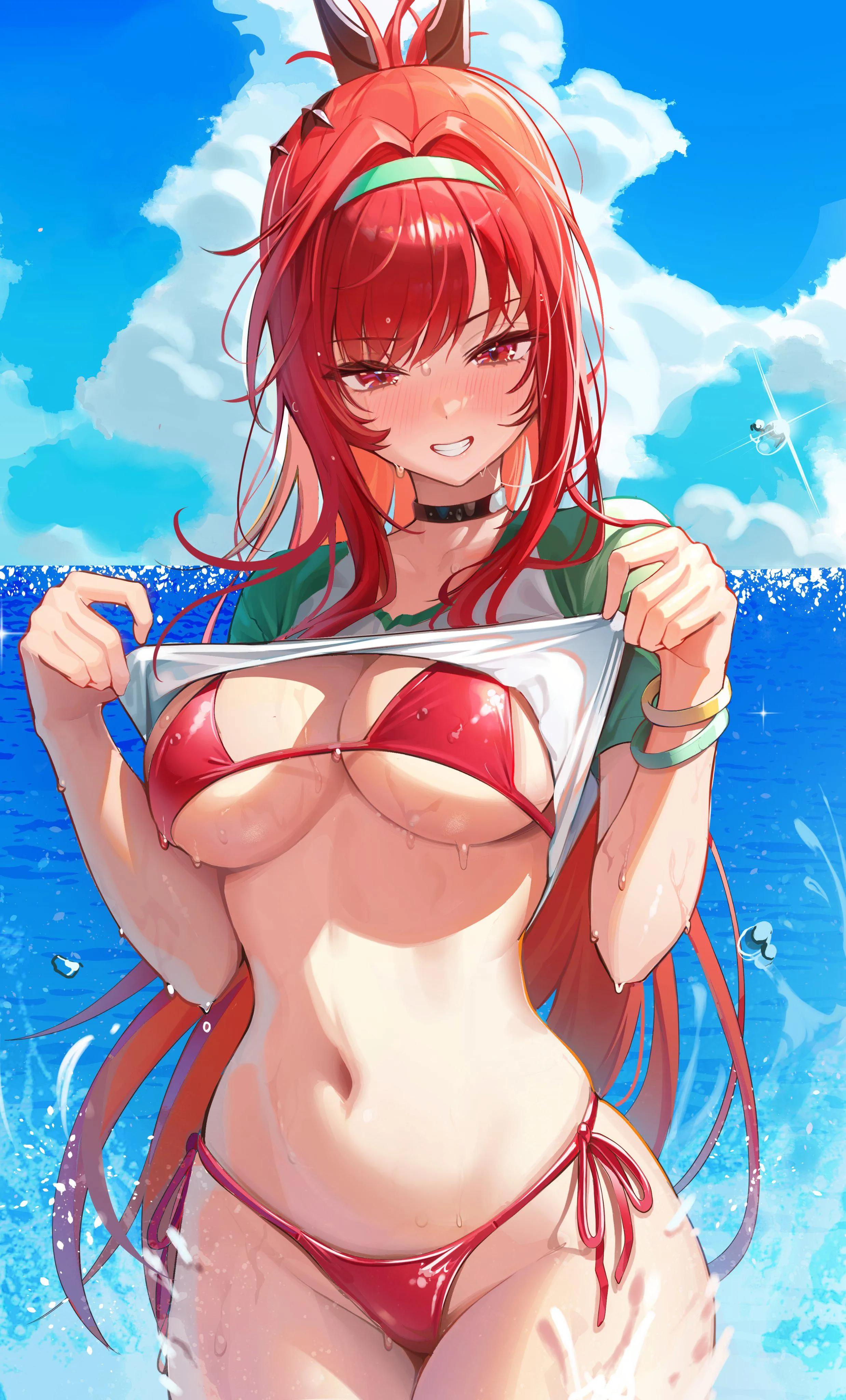 Rapi flashing her tits