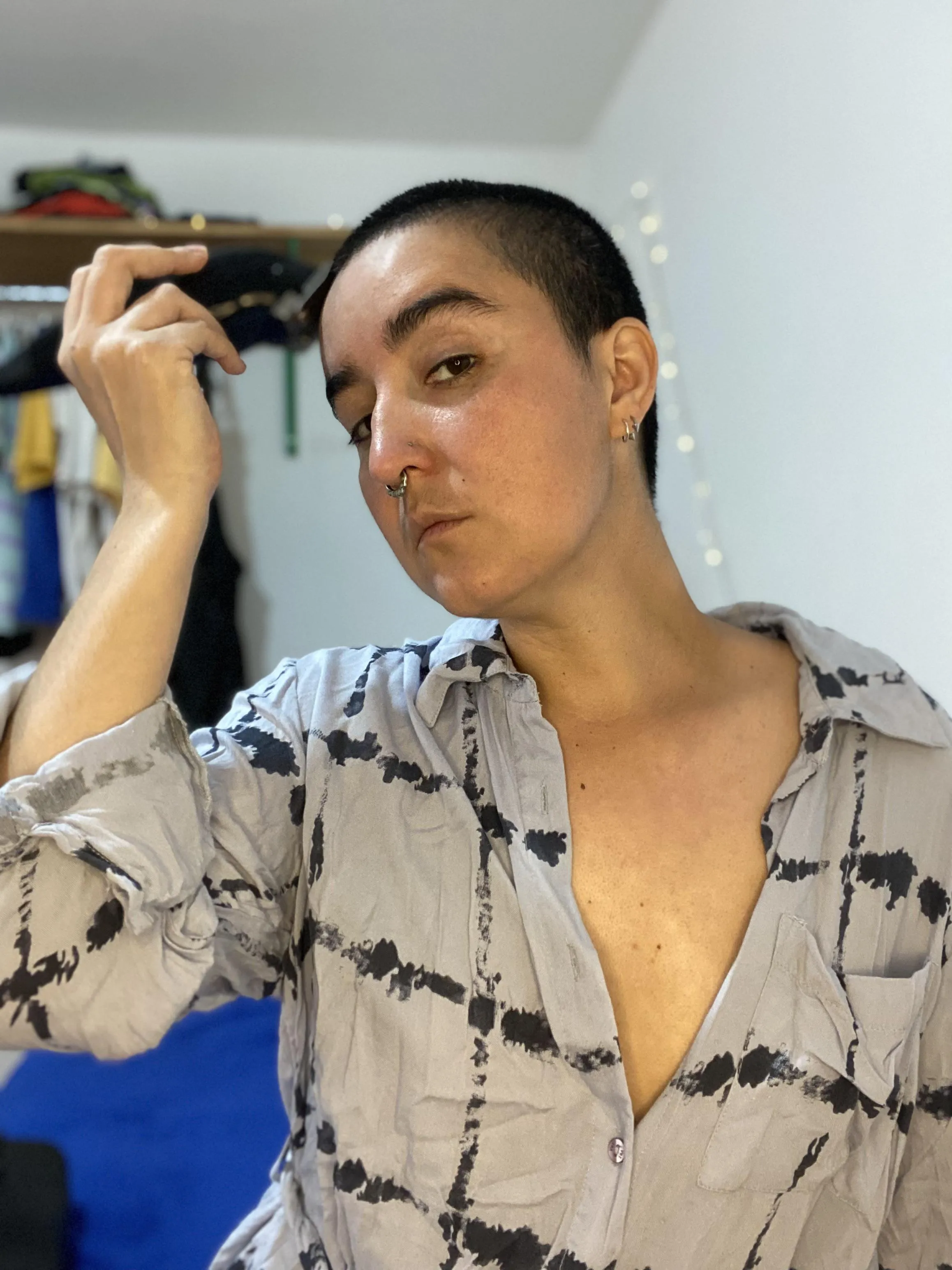 The clippers don’t ask, they take. Would you surrender your hair to me? ✂️