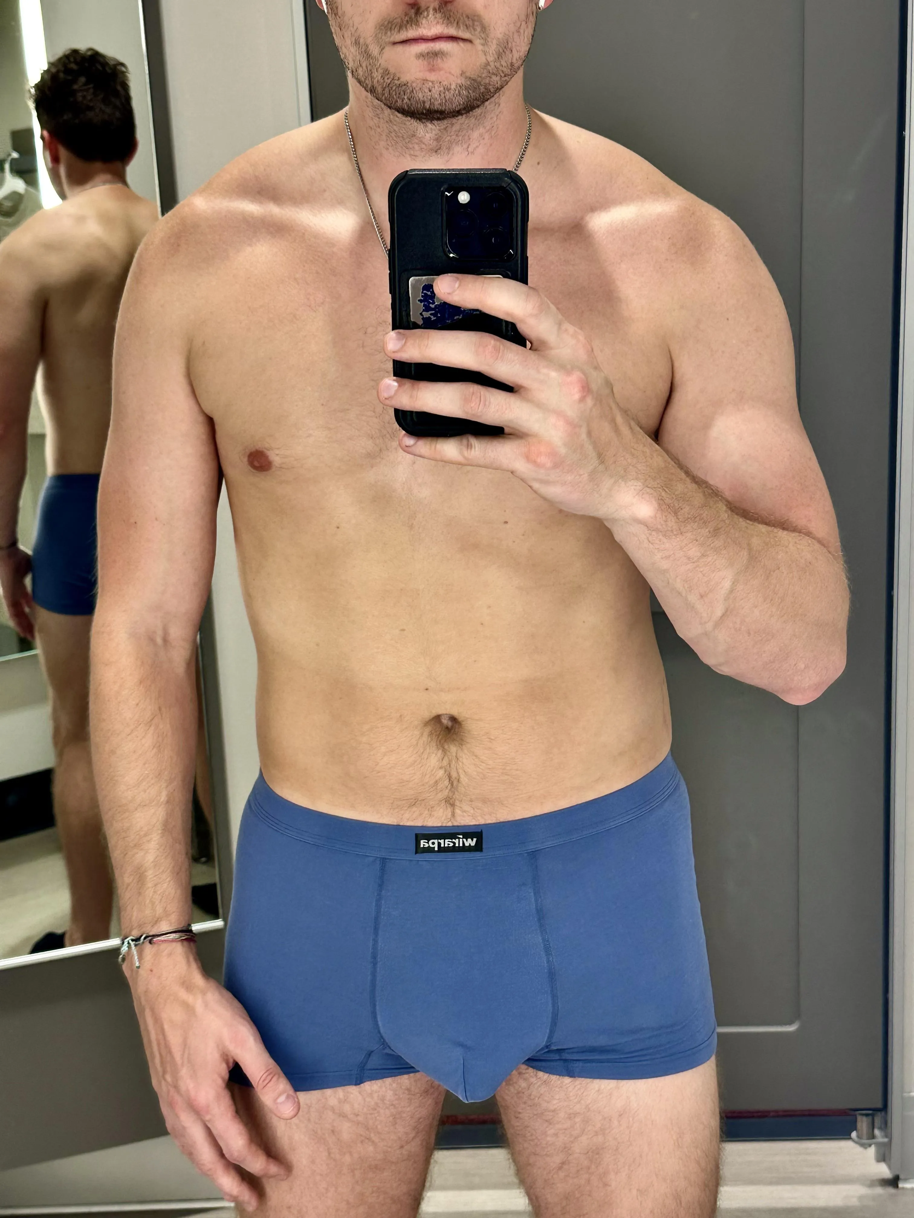 The dressing room attendant was so cute. If only she knew she could’ve walked right in and…