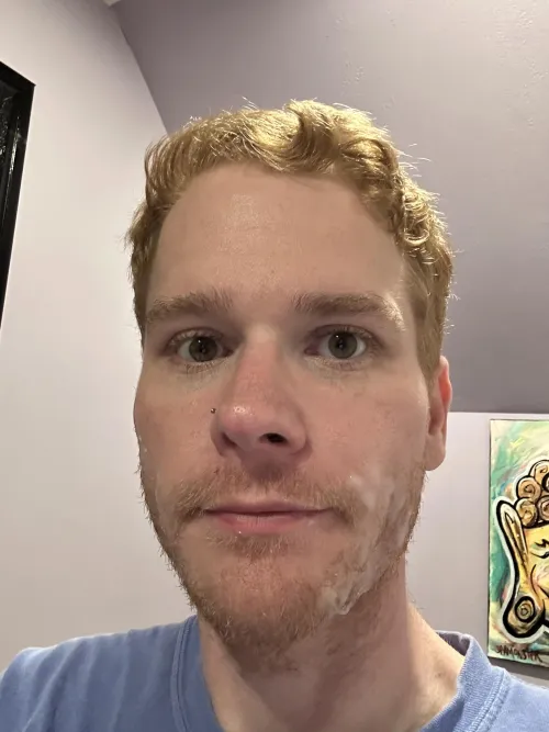 Took a break from working from home to earn this load on my face