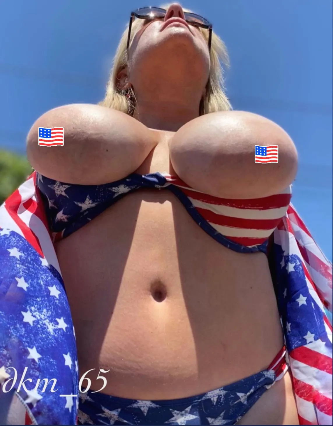 Loved seeing all the patriotic bikinis this year. Never seen so many.