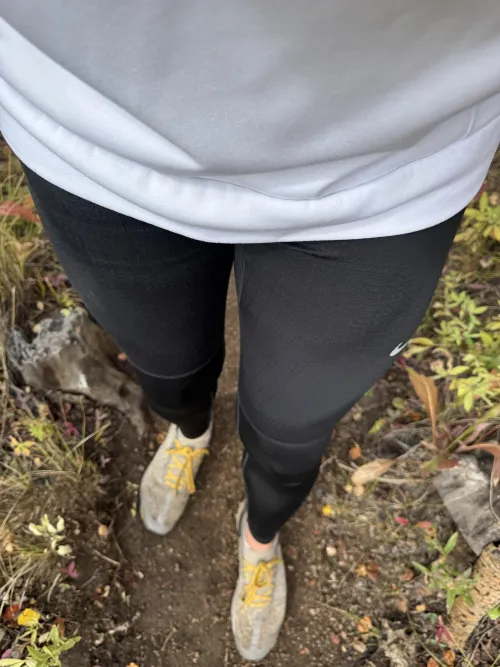 Hike. Saw plenty of people. Just own it.