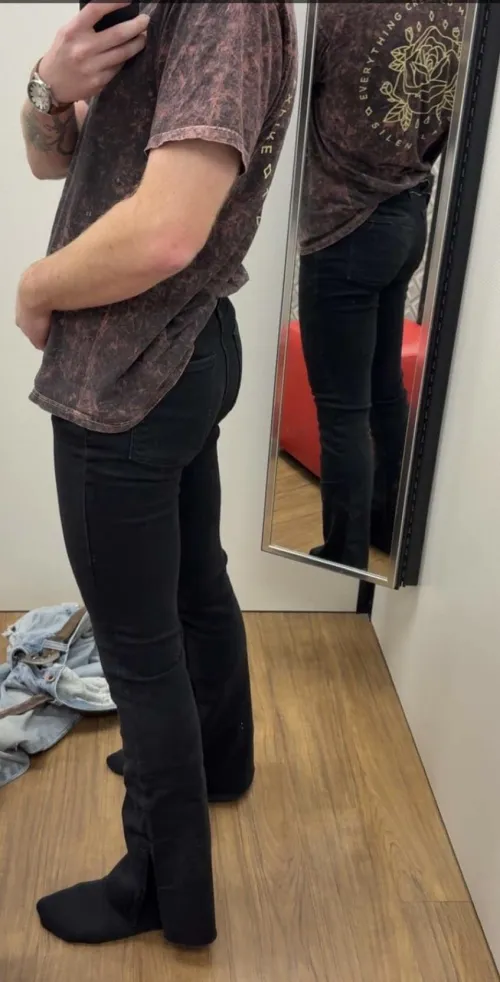 How do these jeans make my bum look ?