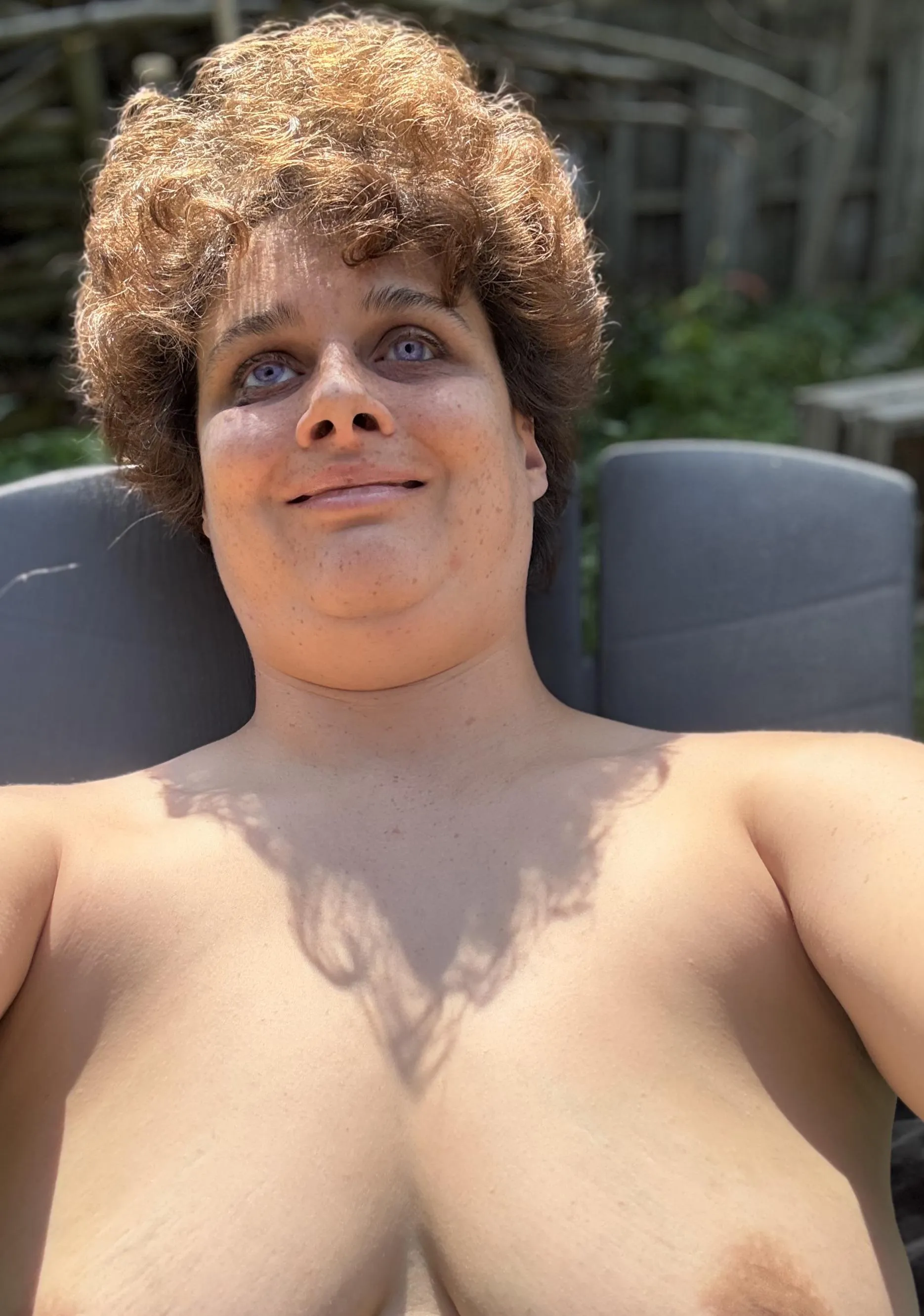 just a Blind (36F) MILF enjoying the last days of sunshine