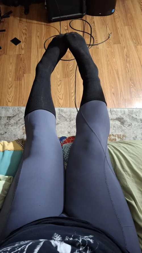 Leggings and socks!