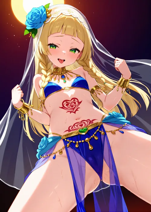 Lillie as a professional dancer