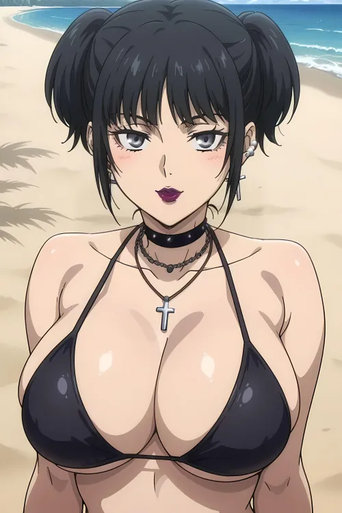 Mikasa Ackermann in bikini