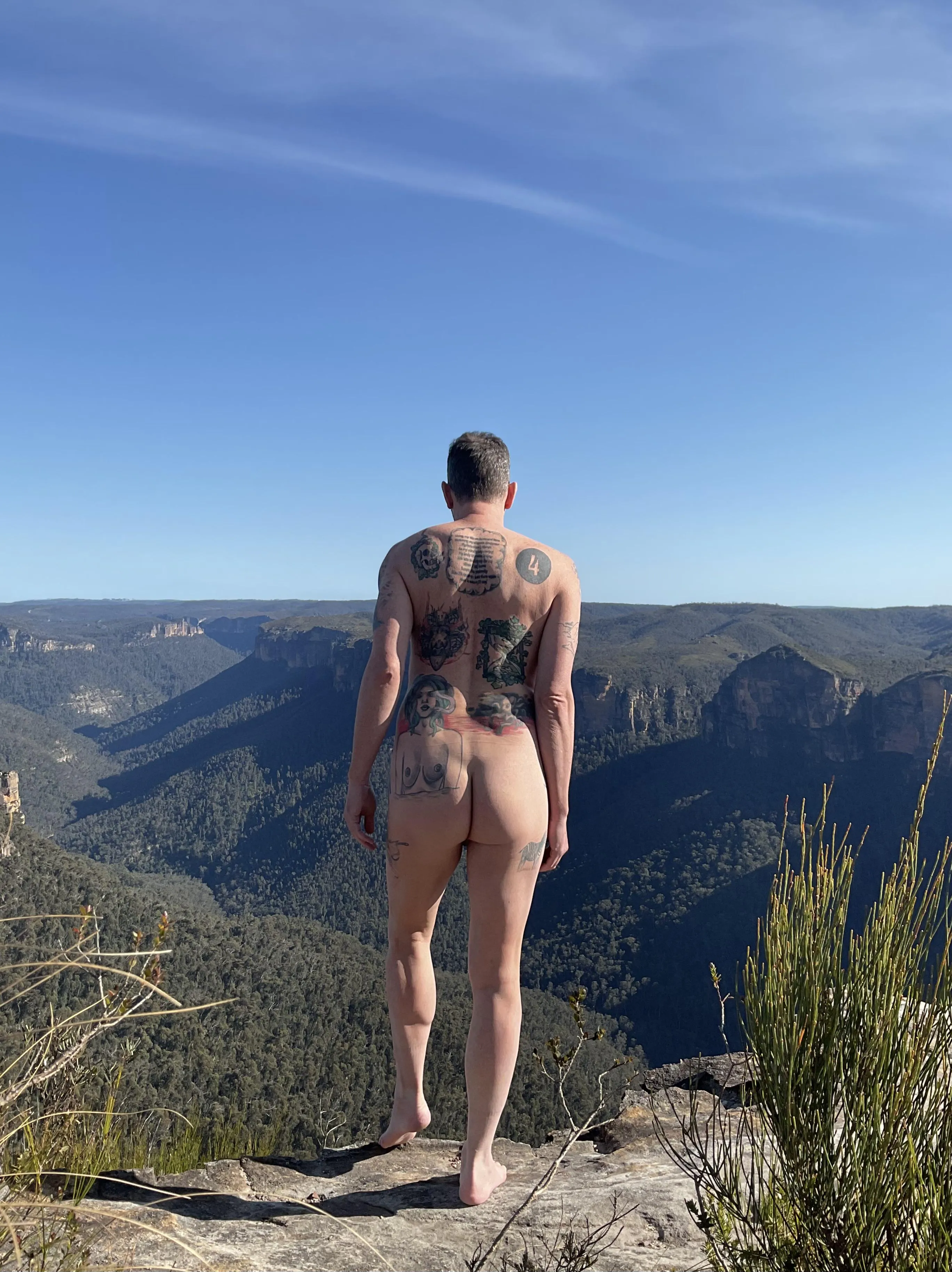 Naked on high