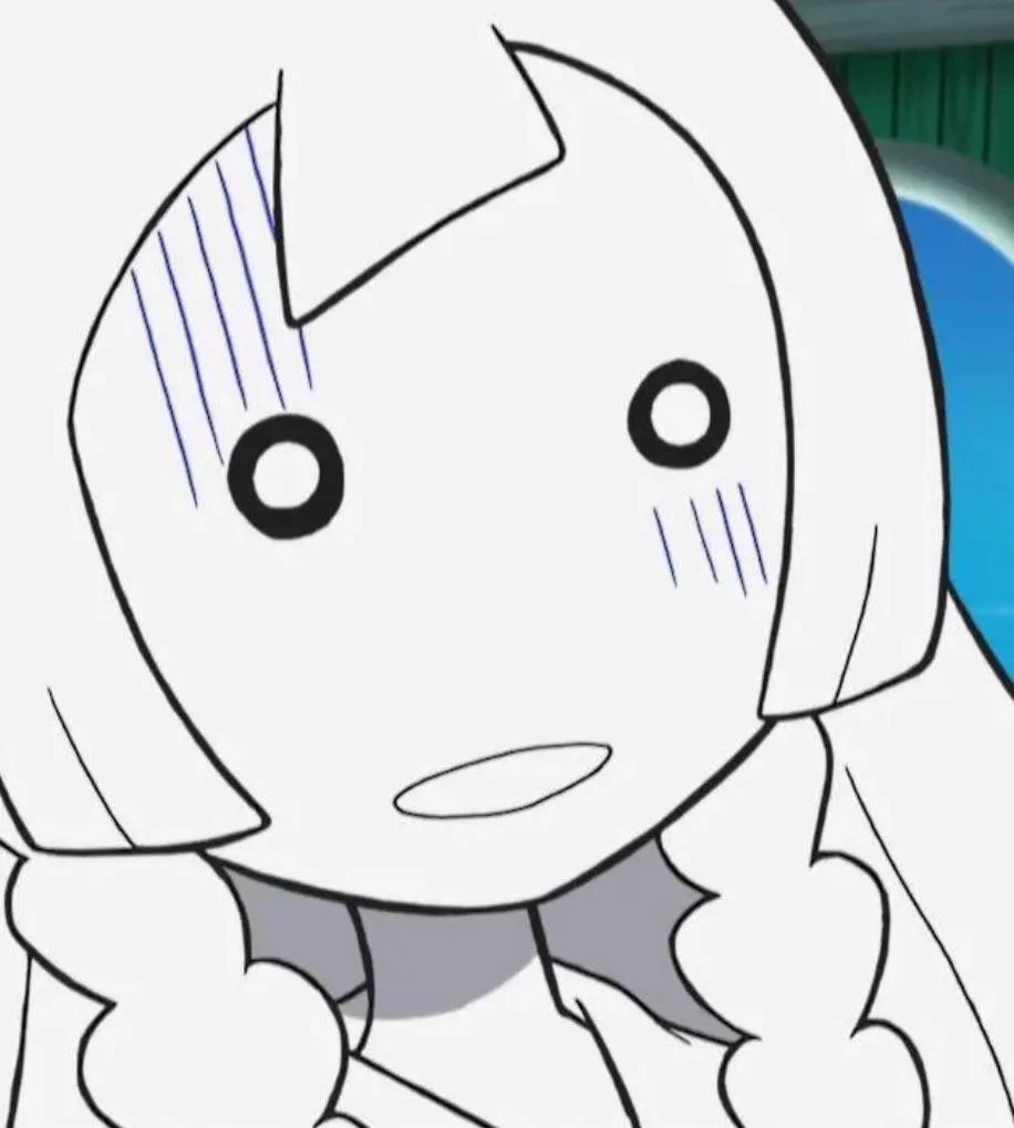 She saw you gooning to her