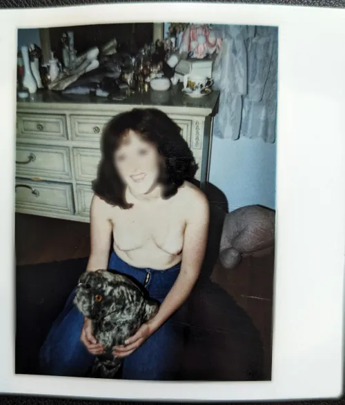 Came across a pic of my wife in 82 when we started dating