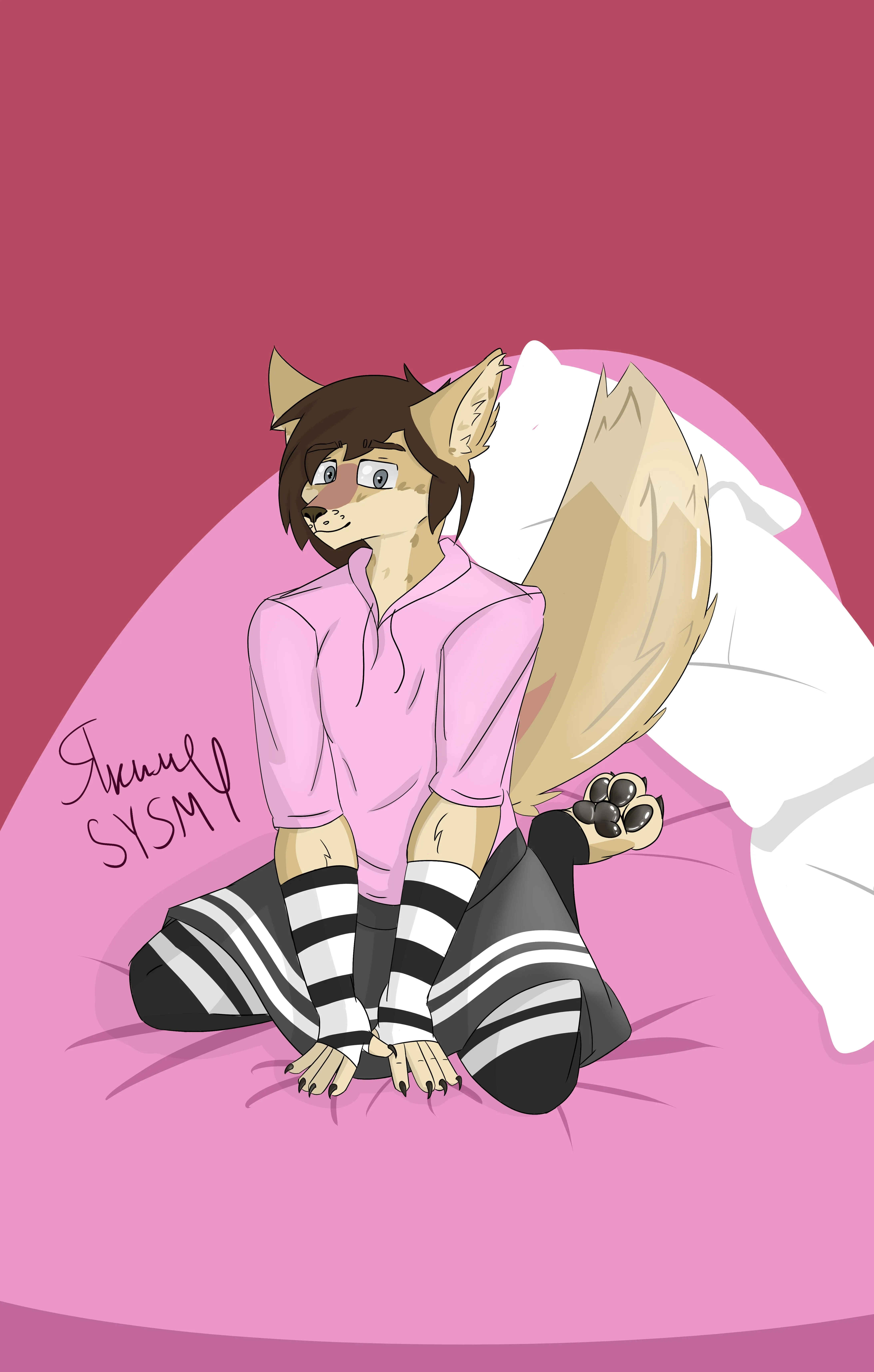 Femboy paw~ (by me) [M]