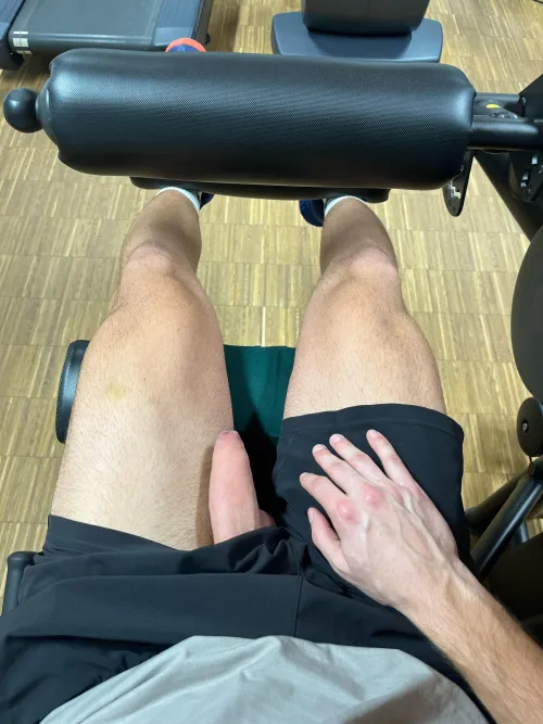 Had to use the help of my 3rd leg on leg day