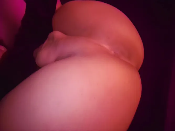 me with my legs open