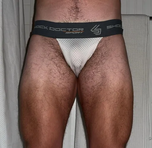 My jock makes my thighs look massive