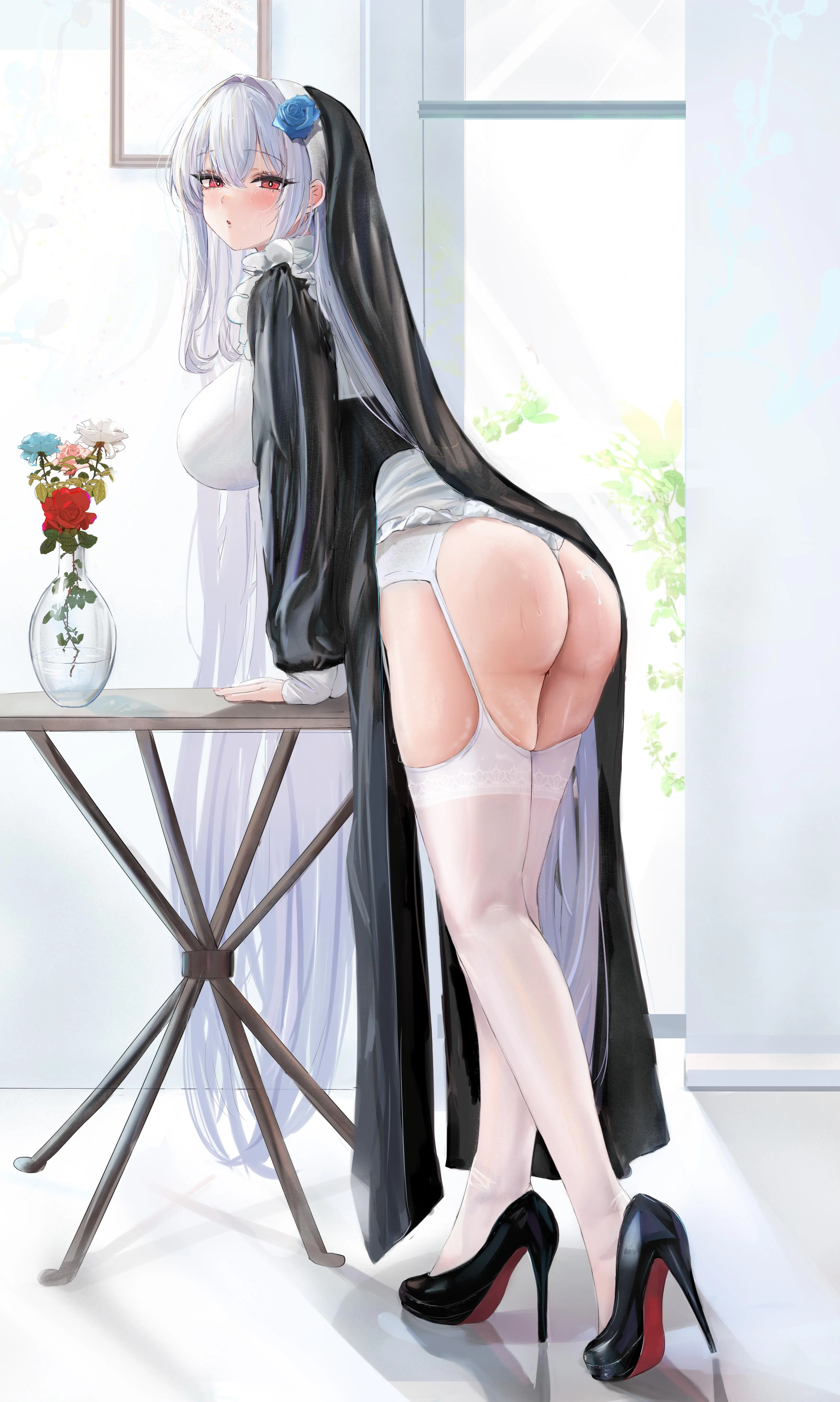 Sister hands on the table (Lshiki)