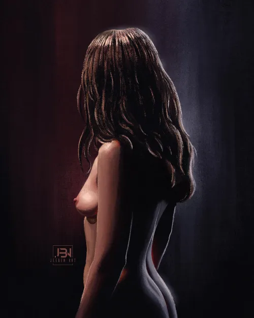 Female Body & Light Studies by me