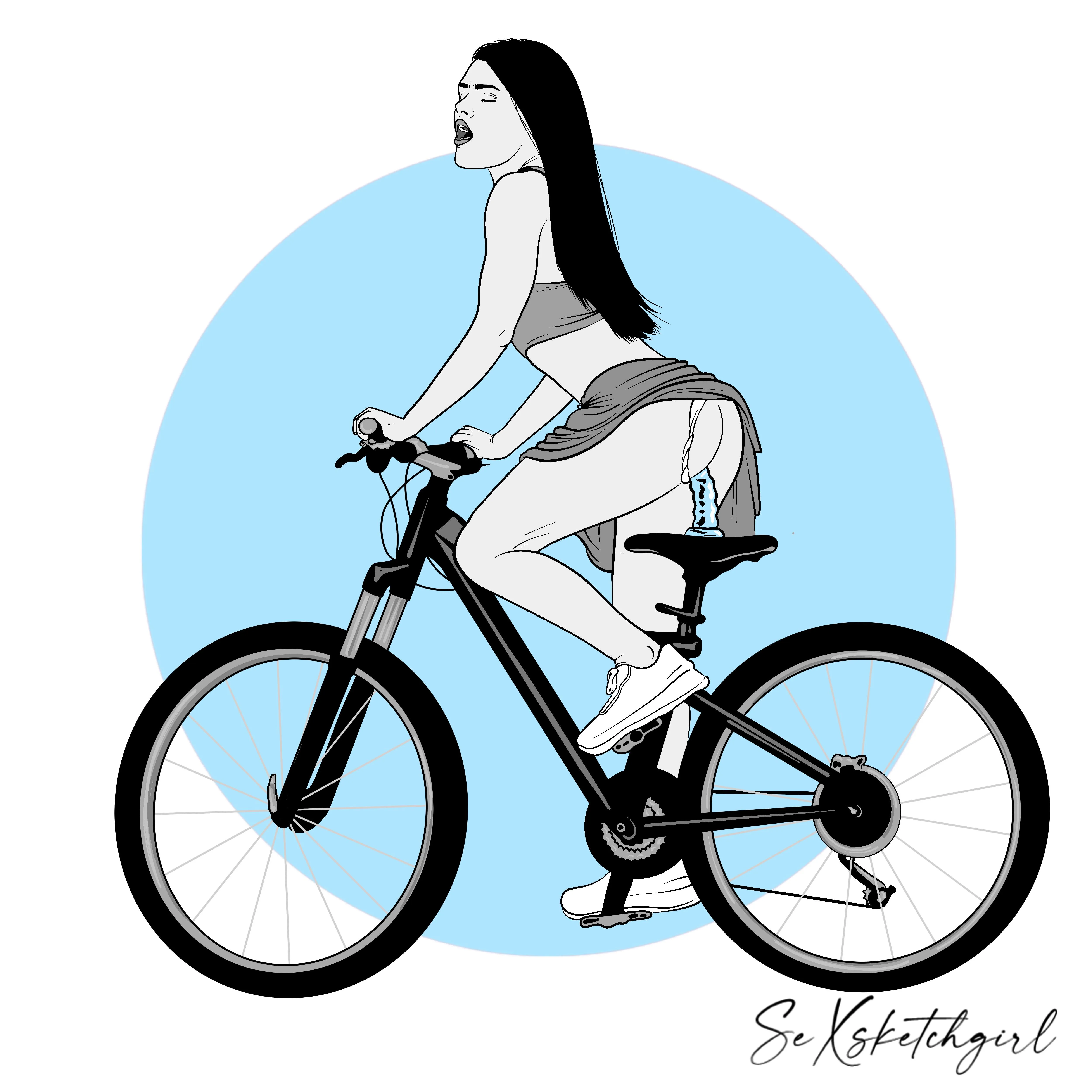 I want to ride my bicycle (by Sexsketchgirl)