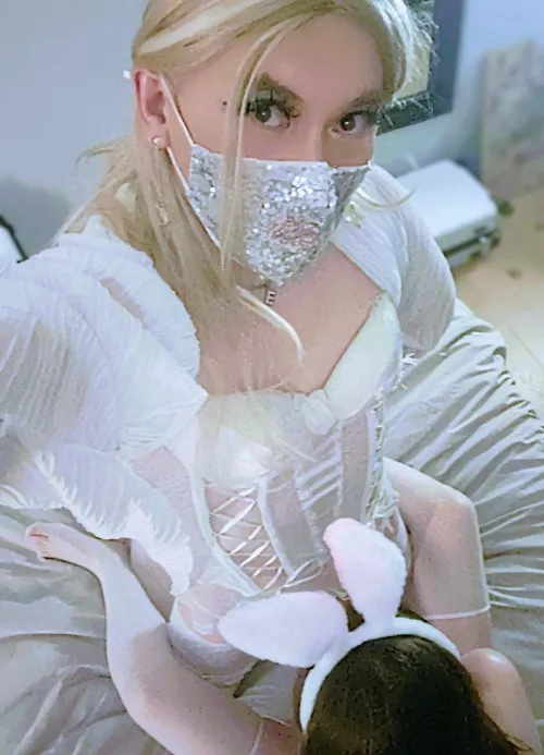 My outfit is being examined