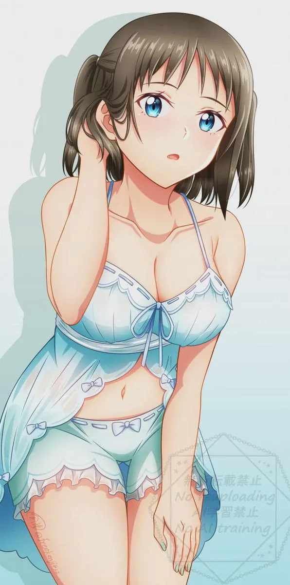 My waifu Ronye Arabel looks sexy. 🙂🤎(Artist: 剣時)