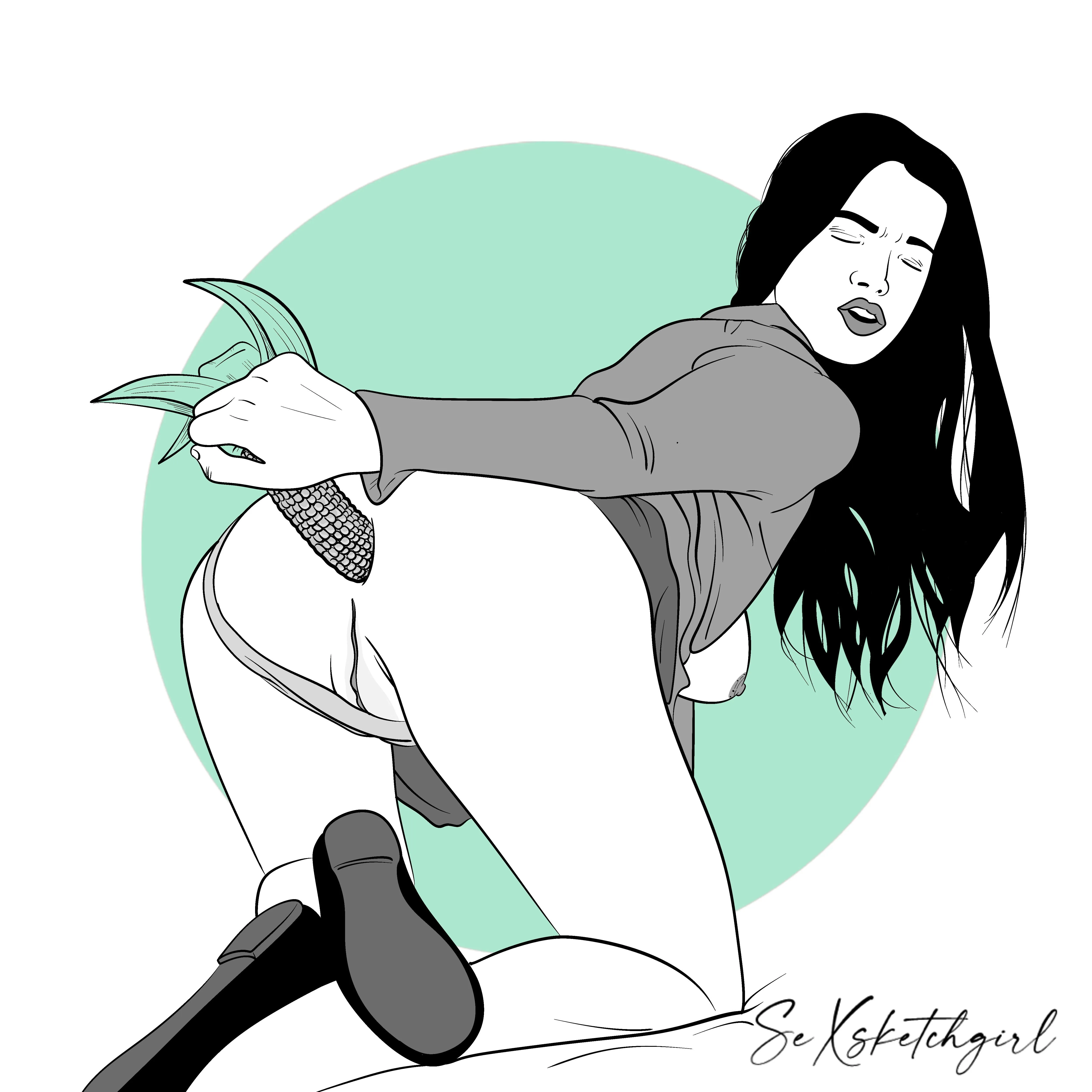 She does corn (by Sexsketchgirl)