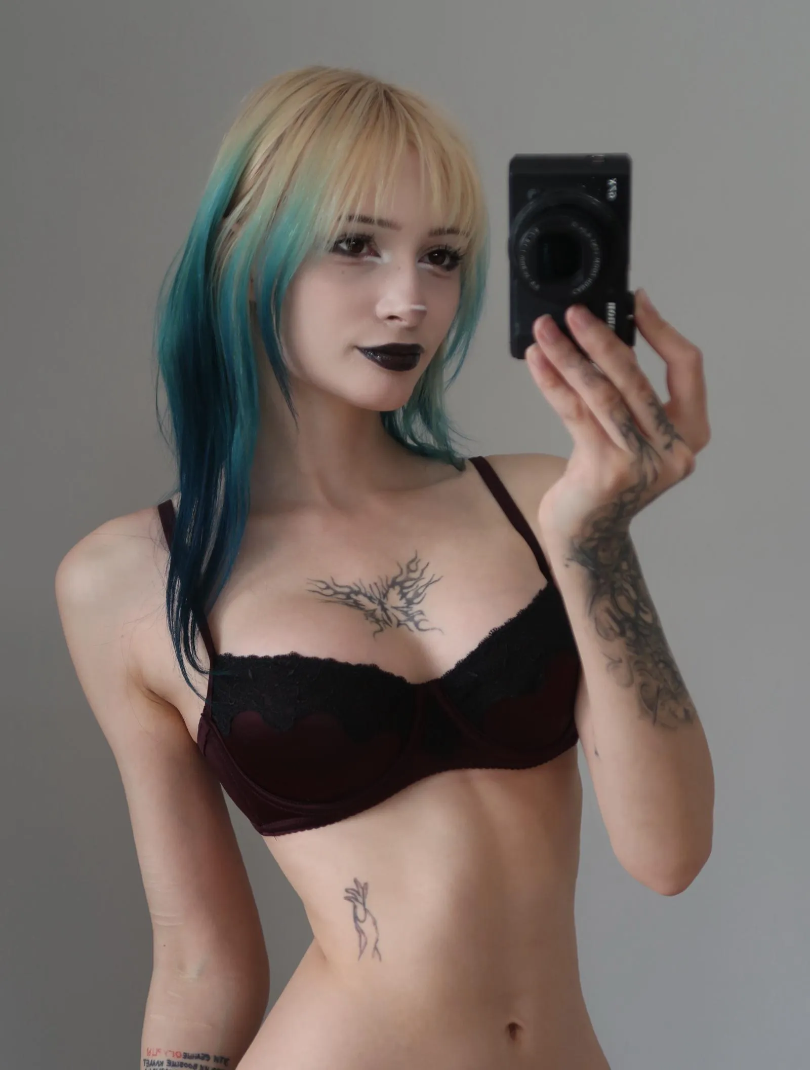 blonde with blue can be great