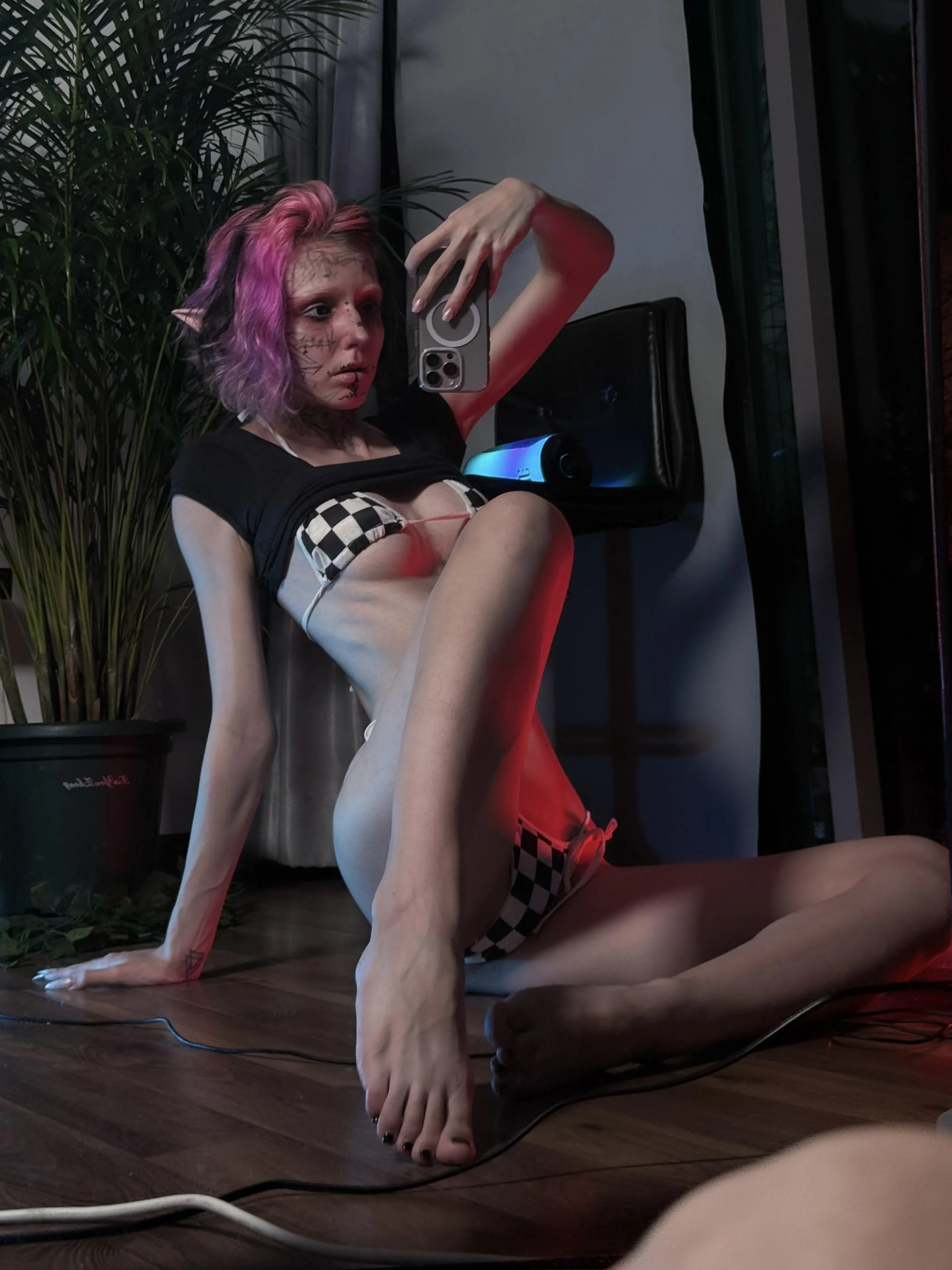 creating a magical atmosphere around me