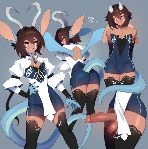 Fancy clothes and elegant cock (Matemi)