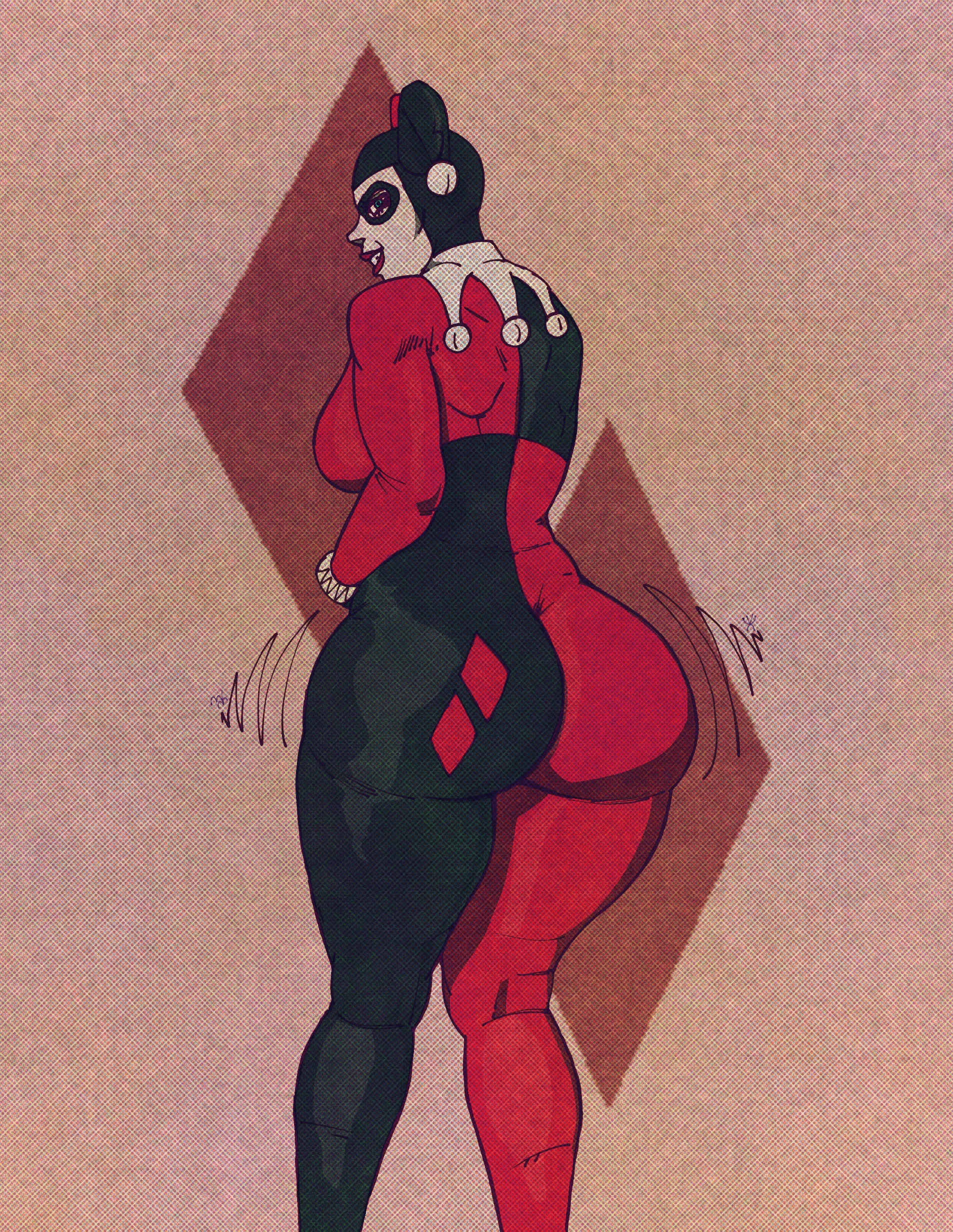 (Harley Quinn) showing off [masochistmaverick]