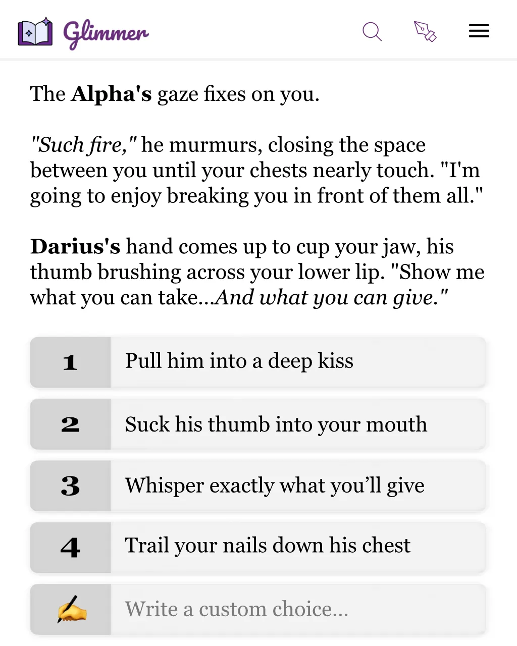 having the time of my life on this (Glimmerfics)