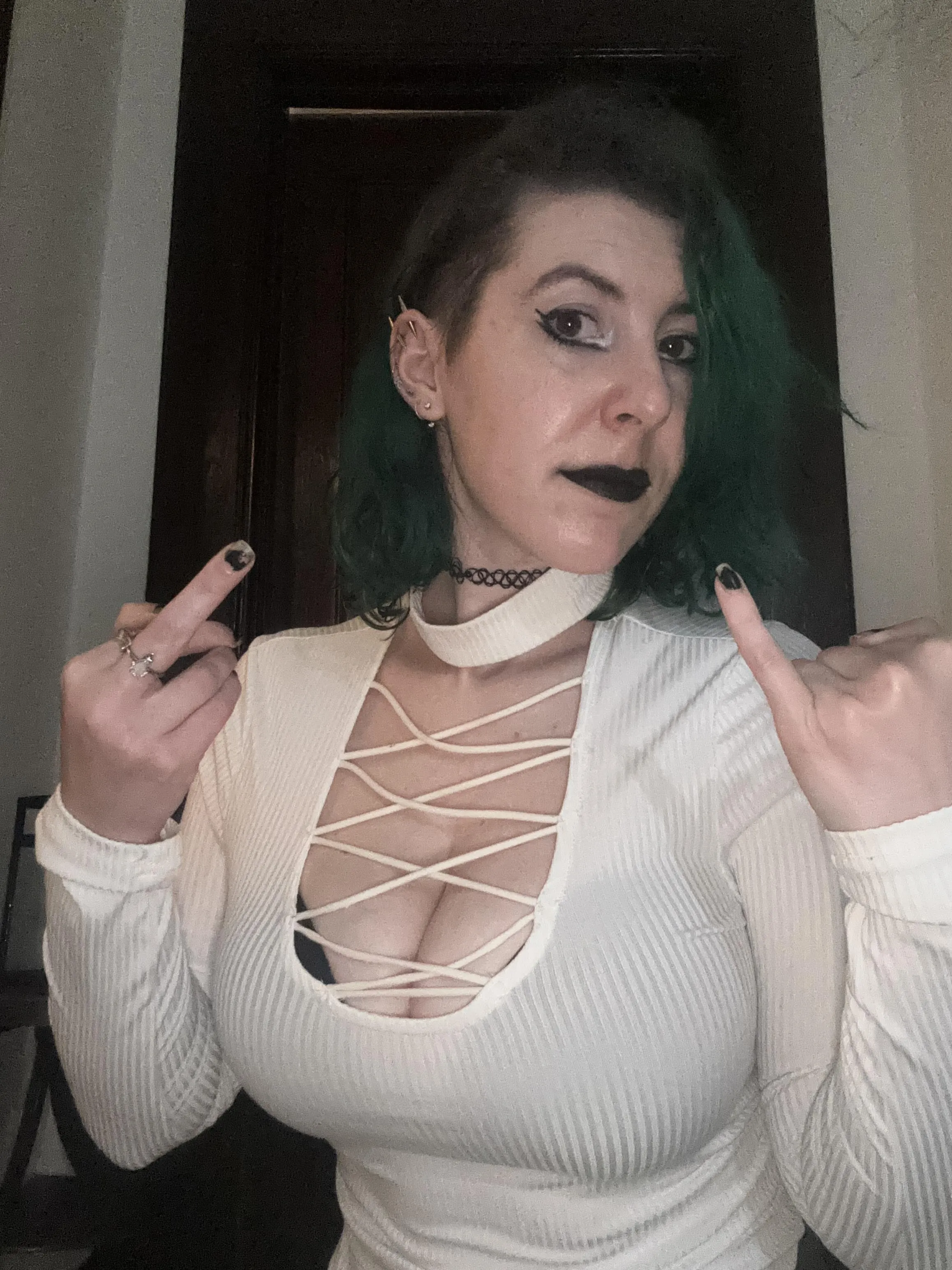 Here's why you get the flip off