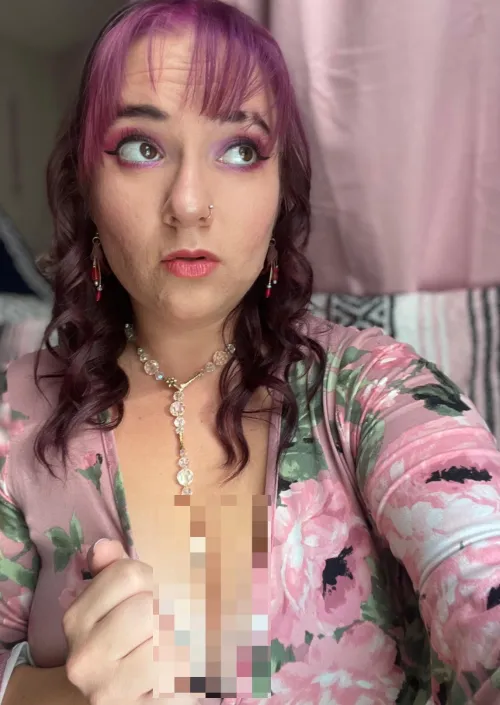 Just enough to let your imagination spiral. Start touching yourself already