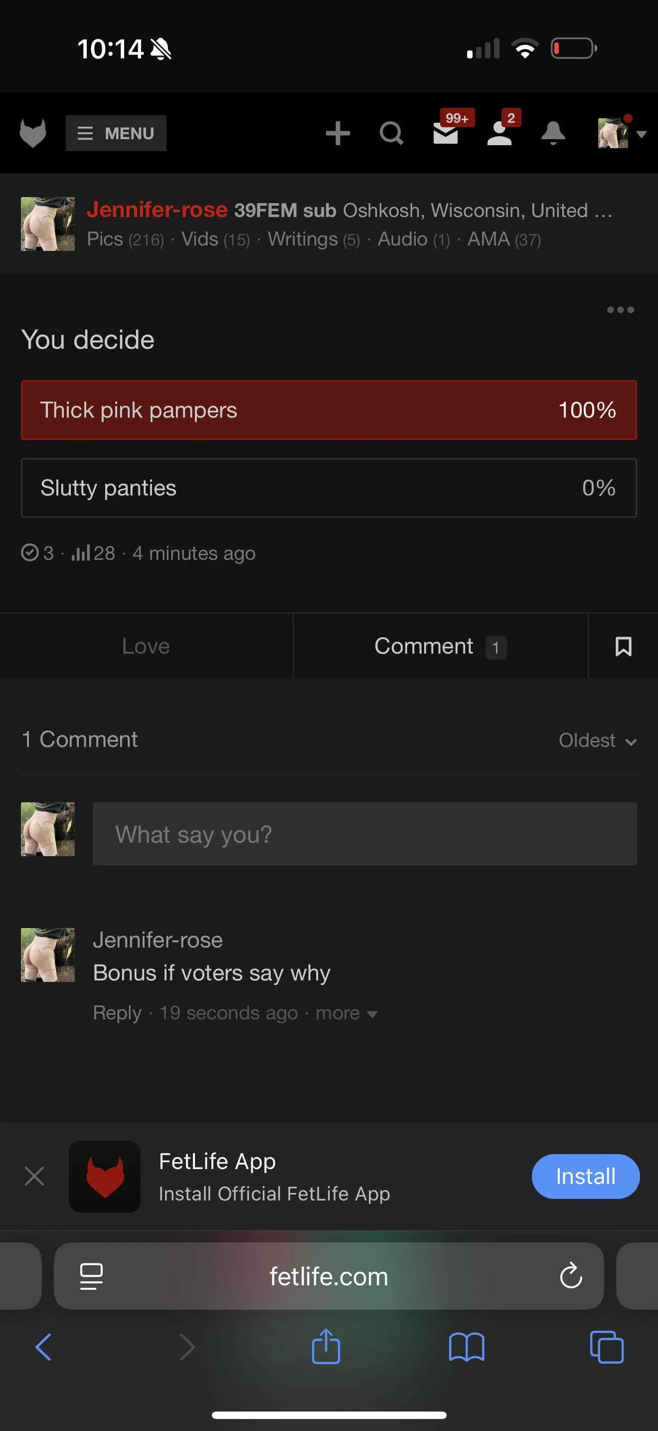 Any one on fet 39 Oshkosh