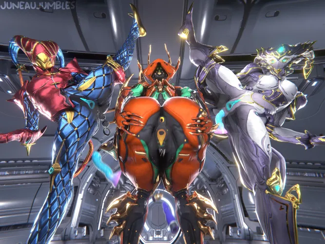 Mirages with loose sex toys (made by me) (comm for @kyuW)