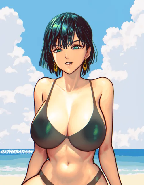 Fubuki at the beach [One Punch Man]
