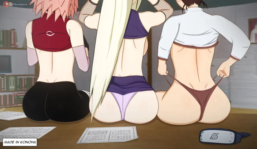 Kunoichi ass made in Konoha (Otsukira)