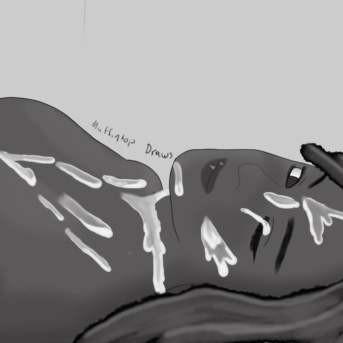 Every woman deserves a necklace of pearls at least once (art by me)