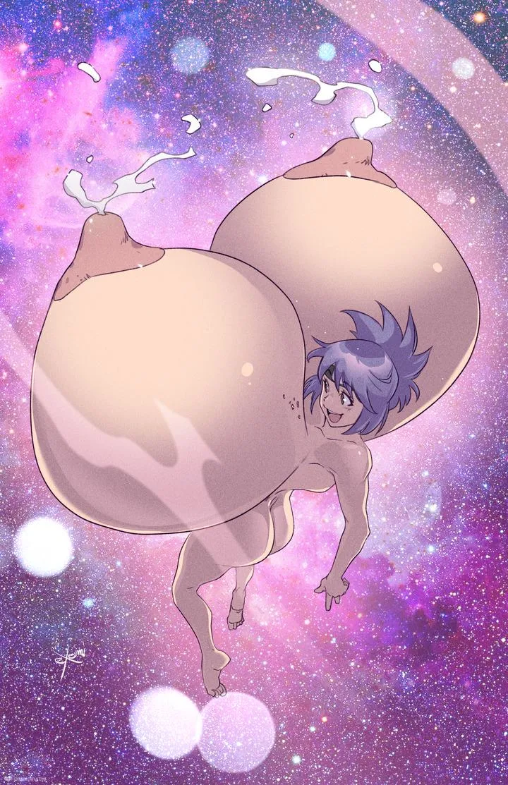 Is That Why It's Called the Milky Way? (Exemi) [BE, huge boobs, giantess, growth, extreme breasts, lactation, giga giantess]