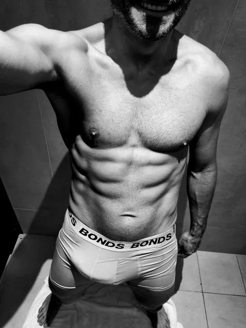 Light and bumps make the male form...